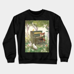 Forest Piano Crewneck Sweatshirt